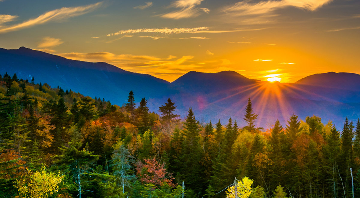 Sunrise in New Hampshire