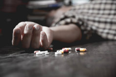 An overdose of pills can cause a death.