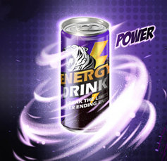 cans of energy drinks