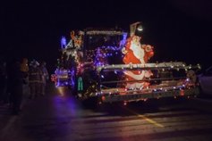 Narconon Arrowhead float in holiday parade