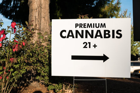 Premium Cannabis sign