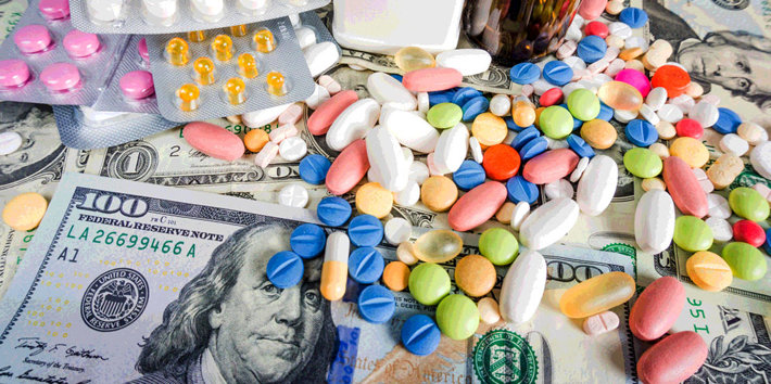 Pills and profits for pharmaceutical companies.