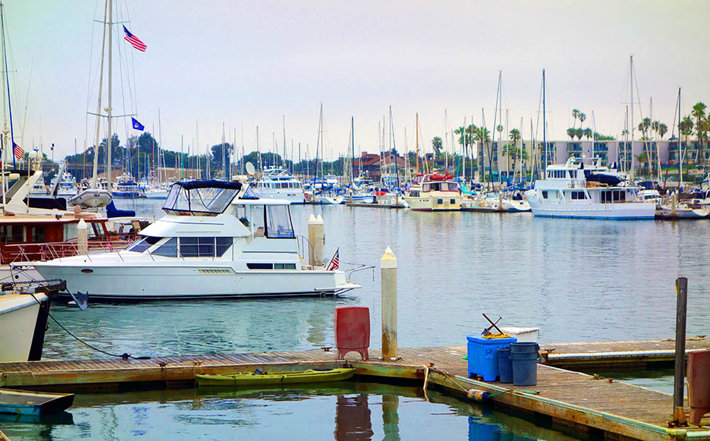 Marina in Oxnard California