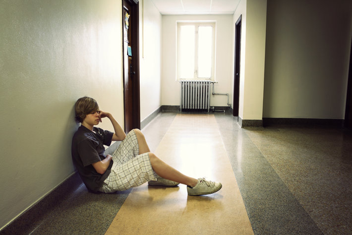 A lonely teen struggles at school. 