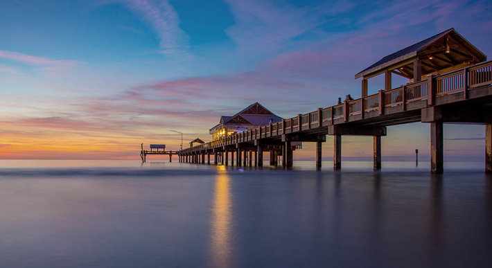 The pier at Clearwater Beach