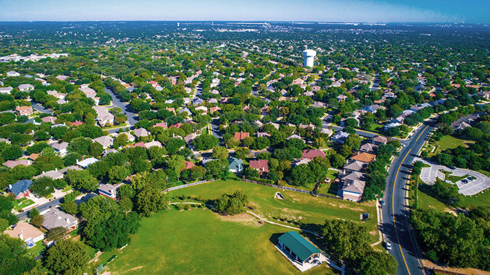 suburbs of Austin Texas