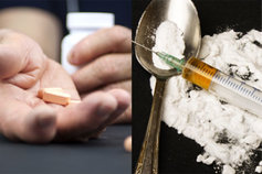 prescription drugs and heroin