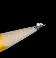 Lethal dose of Fentanyl on a pencil tip