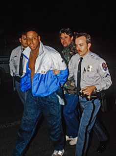 Crack coaine dealer bust 1988 by Maryland police.