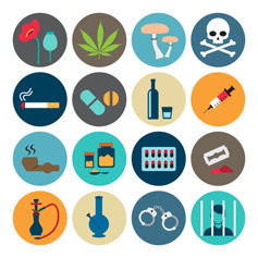 icons of various drugs