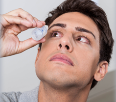 Use of over-the-counter preparations to reduce eye reddening