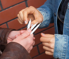 teens with marijuana joints