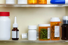 medicine cabinet with prescription drugs