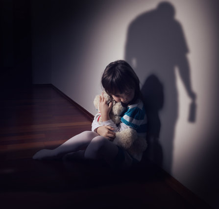 Children in homes with addicted parents often suffer abuse. 