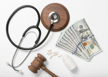 Law, medical and money