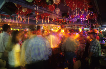Crowded bar