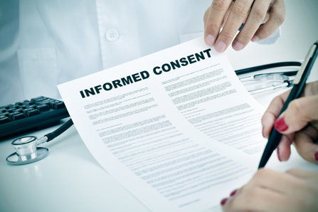 Signing  informed consent