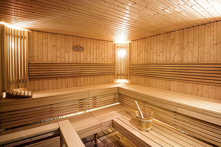 The sauna at Narconon UK