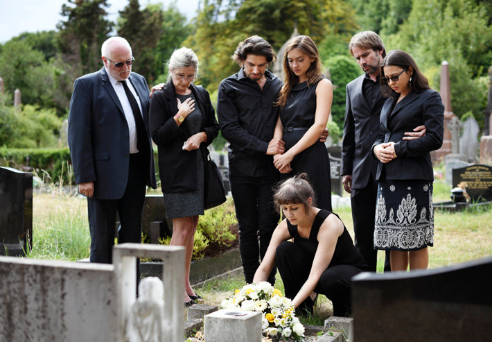 Family funeral 