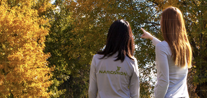 A person is well-supported through a Narconon withdrawal. 