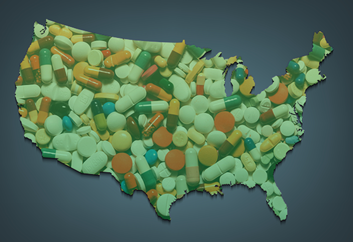 The U.S. seems to be covered in pills sometimes. 