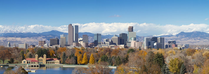 Denver, Colorado panorama. 