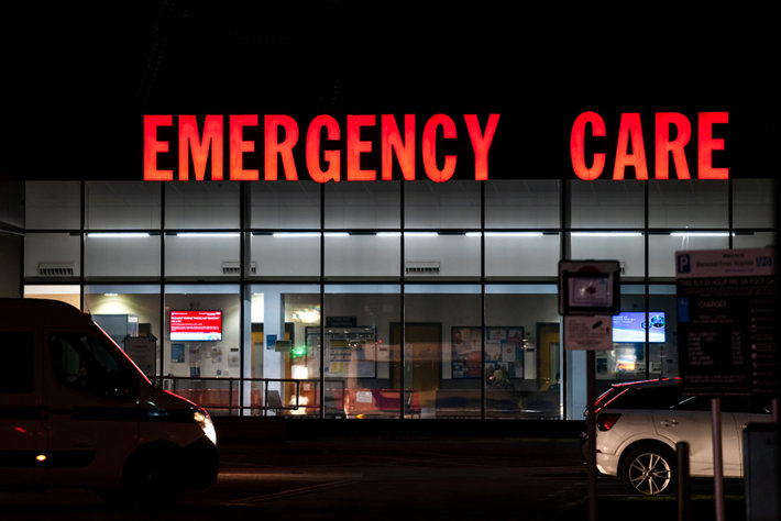 Emergency Care sign