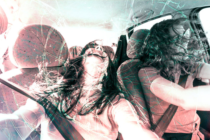 Drugged girls in the car