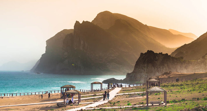 Oman coastline