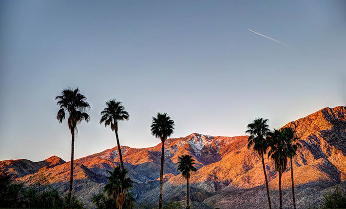Palm Springs horizon