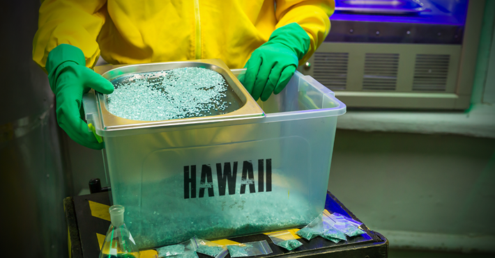 Hawaii meth production.