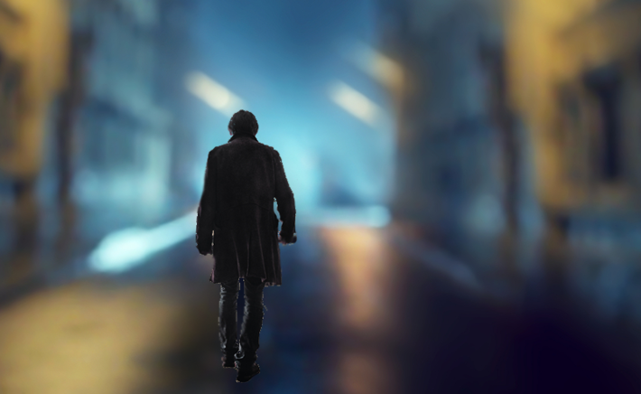 A man walks a dark, doubtful path to addiction recovery.